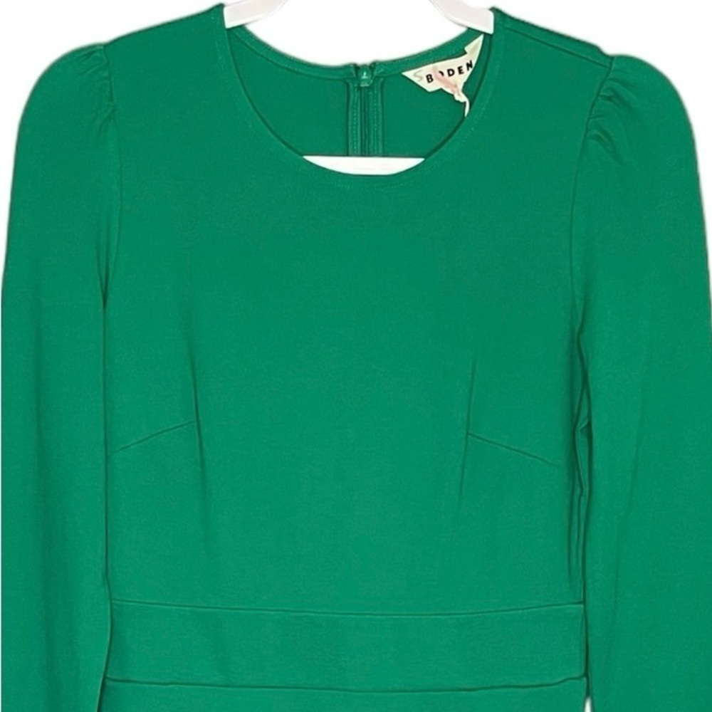 Boden Sabrina Ponte Knit Dress Veridian Green NWT - Picture 4 of 14
